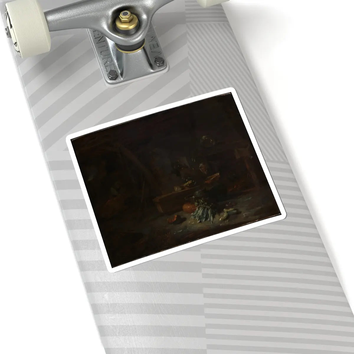 SKU:TSS-STICK-WLLKLF-6X6-1N2PL Sizes:6" × 6" Types:White