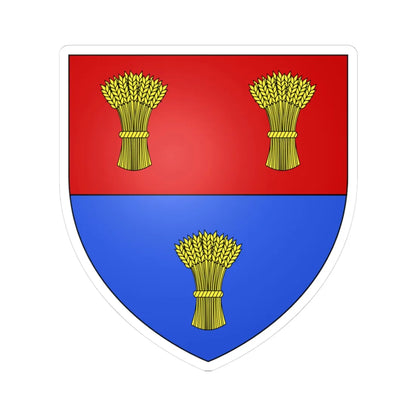 William de Braose 4th Lord Bramber (England) (Coat of Arms) STICKER Vinyl Kiss-Cut Decal 3 Inch White - The Sticker Space