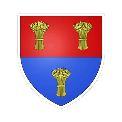 William de Braose 4th Lord Bramber (England) (Coat of Arms) STICKER Vinyl Kiss-Cut Decal 6 Inch White - The Sticker Space