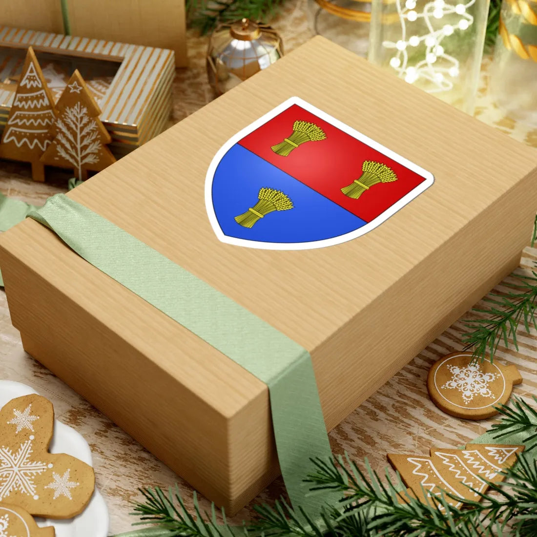 William de Braose 4th Lord Bramber (England) (Coat of Arms) STICKER Vinyl Kiss-Cut Decal - The Sticker Space