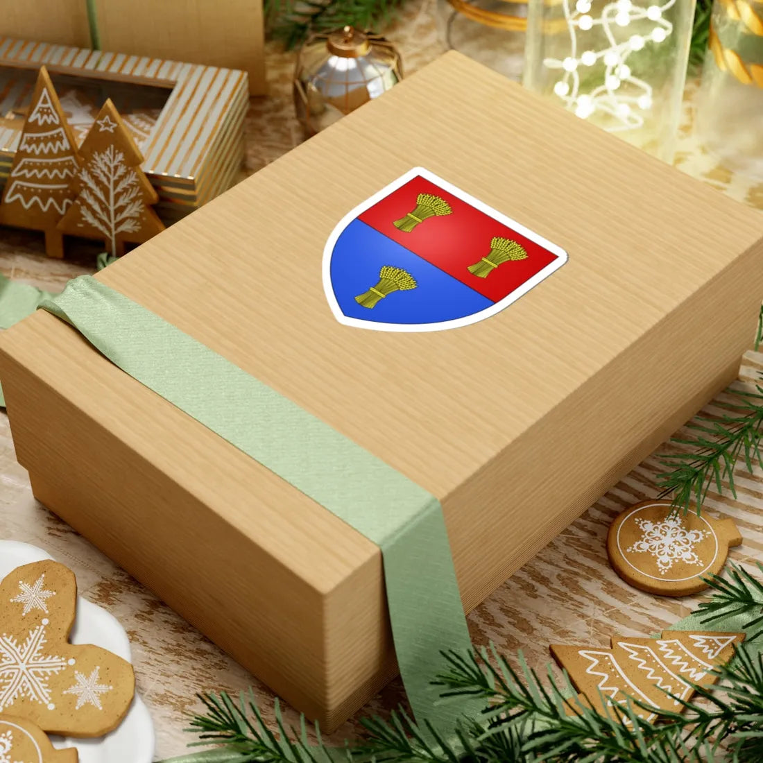 William de Braose 4th Lord Bramber (England) (Coat of Arms) STICKER Vinyl Kiss-Cut Decal - The Sticker Space