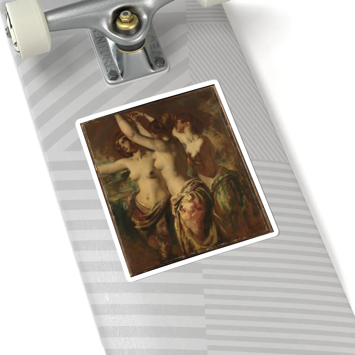 SKU:TSS-STICK-WLLTTY-6X6-2 Sizes:6" × 6" Types:White