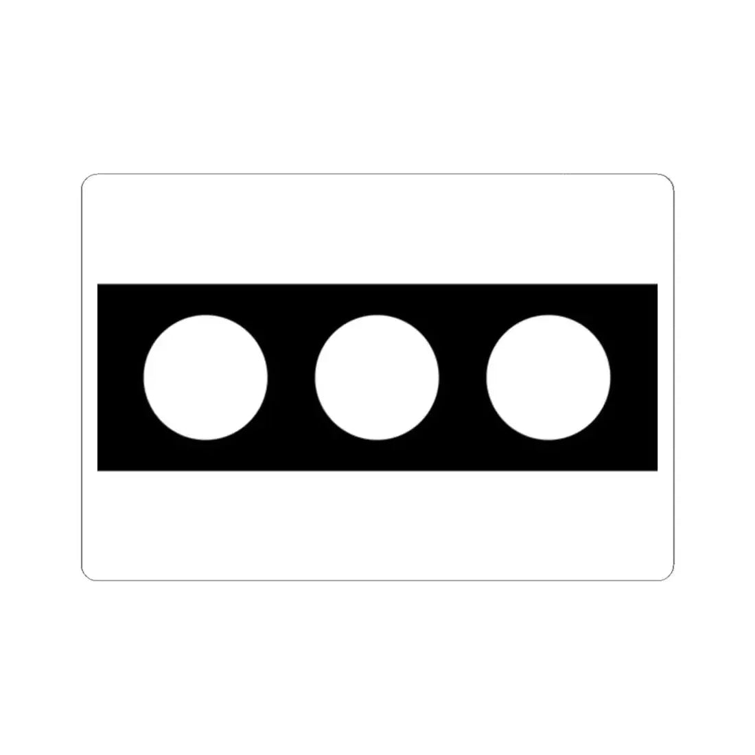 William Penn Banner (United States) STICKER Vinyl Kiss-Cut Decal 2 Inch White - The Sticker Space