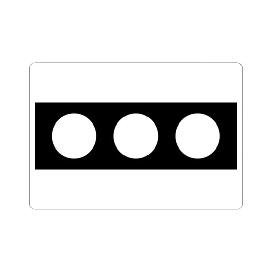 William Penn Banner (United States) STICKER Vinyl Kiss-Cut Decal 2 Inch White - The Sticker Space