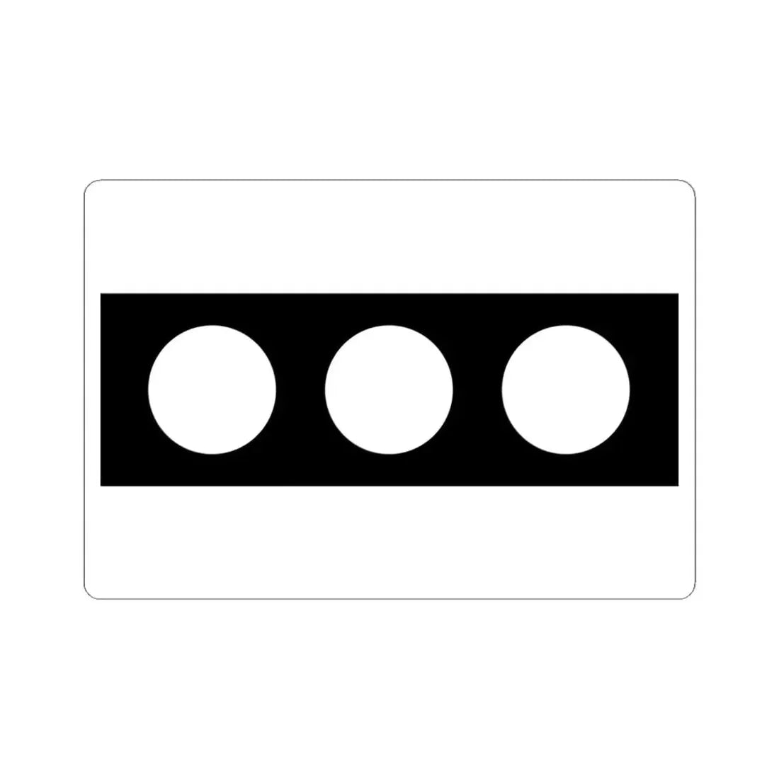 William Penn Banner (United States) STICKER Vinyl Kiss-Cut Decal 4 Inch White - The Sticker Space