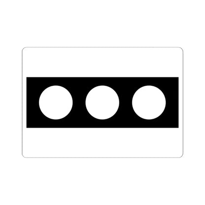 William Penn Banner (United States) STICKER Vinyl Kiss-Cut Decal 6 Inch White - The Sticker Space