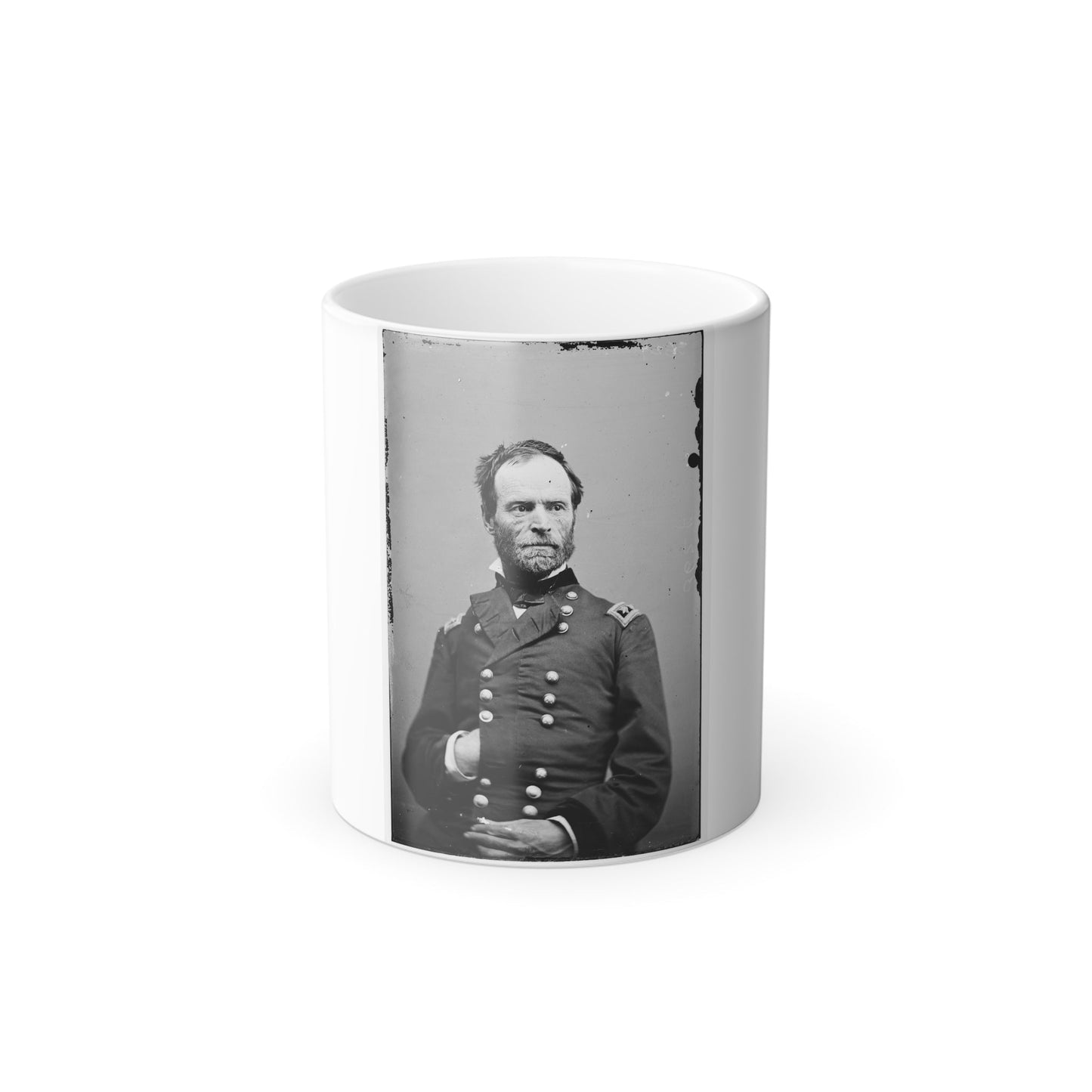 William T. Sherman 001 (U.S. Civil War) Color Morphing Mug 11oz-11oz-The Sticker Space