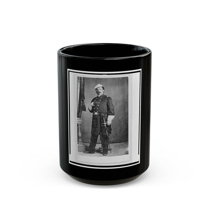 William Wagner, A Surgeon In The 24th Illinois Regiment, Full-Length Portrait, Standing, Facing Front (U.S. Civil War) Black Coffee Mug-15oz-The Sticker Space