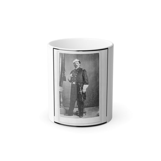 William Wagner, a Surgeon in the 24Th Illinois Regiment, Full-Length Portrait, Standing, Facing Front (U.S. Civil War) Color Morphing Mug 11oz-11oz-The Sticker Space