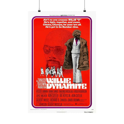 WILLIE DYNAMITE 1973 - Paper Movie Poster 20″ x 30″ Matte - The Sticker Space