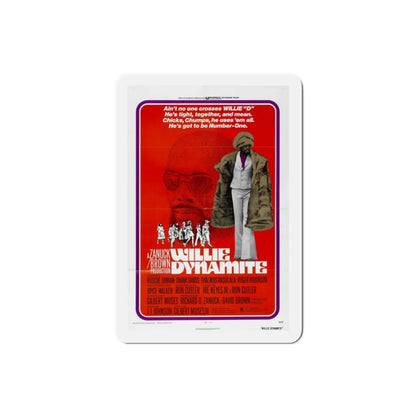 Willie Dynamite 1974 Movie Poster Refrigerator Magnet 2 Inch - The Sticker Space