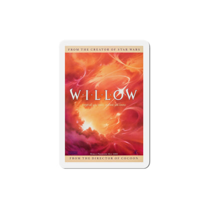 Willow 1988 Movie Poster Die-Cut Magnet-3" x 3"-The Sticker Space