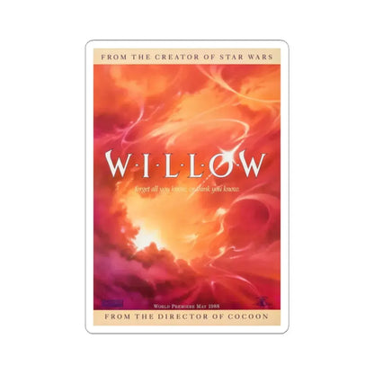 Willow 1988 Movie Poster - STICKER Vinyl Kiss-Cut Decal 2 Inch White - The Sticker Space