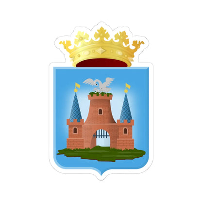 Wilsum wapen 1819 (Netherlands) (Coat of Arms) STICKER Vinyl Kiss-Cut Decal 4 Inch White - The Sticker Space