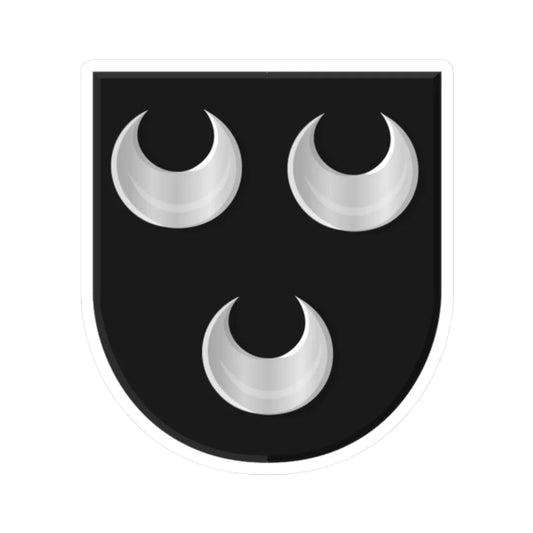 Wimmenum wapen (Netherlands) (Coat of Arms) STICKER Vinyl Kiss-Cut Decal 2 Inch White - The Sticker Space