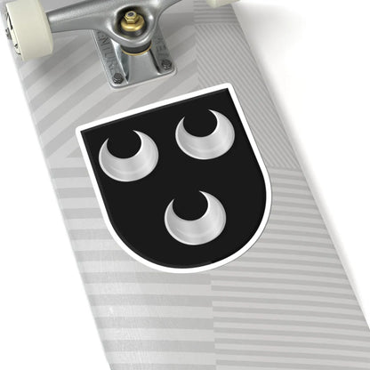 Wimmenum wapen (Netherlands) (Coat of Arms) STICKER Vinyl Kiss-Cut Decal - The Sticker Space