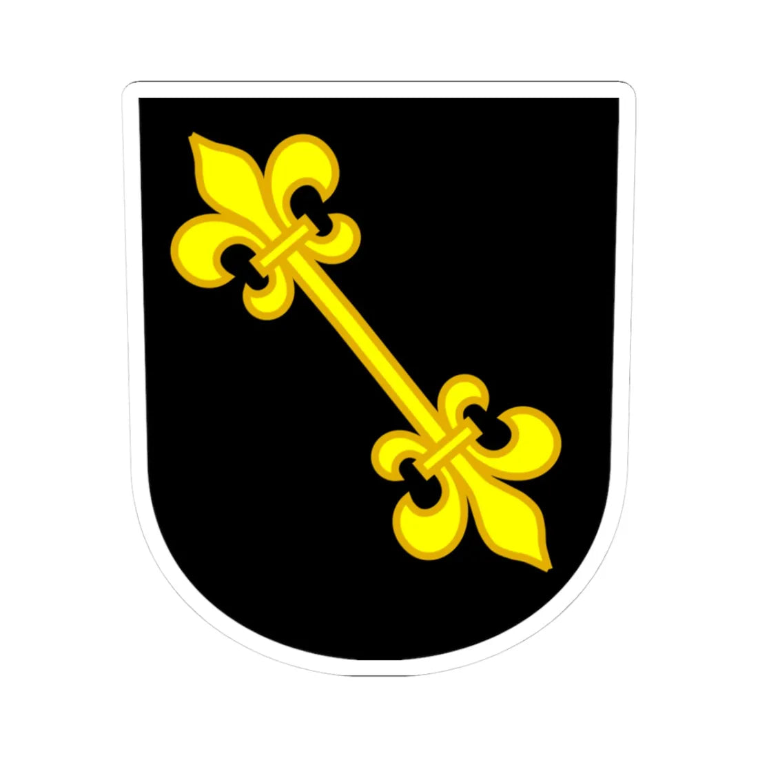 Windegg-ZH-blazon (Switzerland) (Coat of Arms) STICKER Vinyl Kiss-Cut Decal 3 Inch White - The Sticker Space