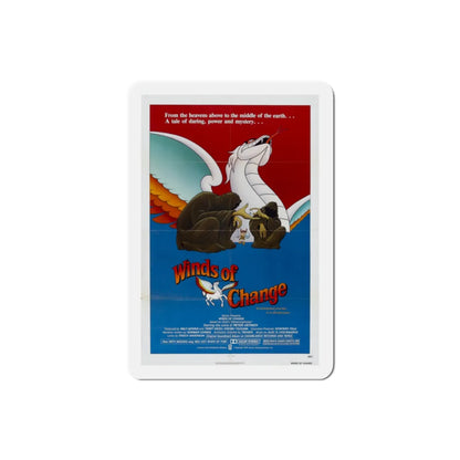 Winds of Change 1978 Movie Poster Refrigerator Magnet 2 Inch - The Sticker Space