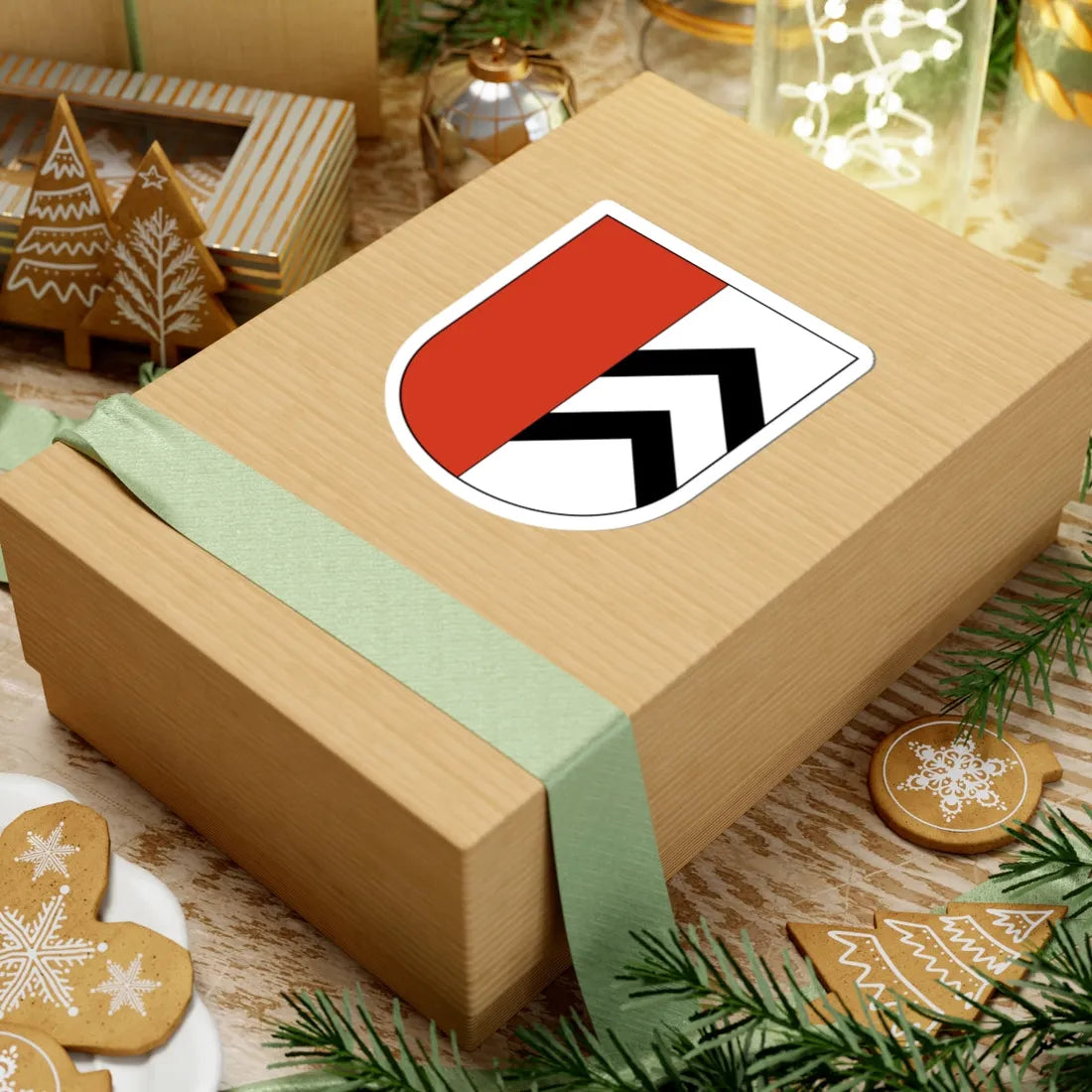 Winkel (Switzerland) (Coat of Arms) STICKER Vinyl Kiss-Cut Decal - The Sticker Space