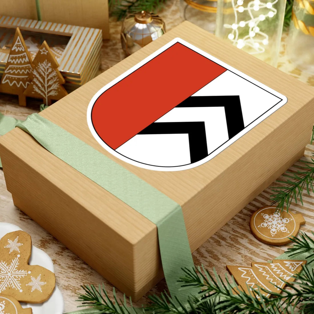 Winkel (Switzerland) (Coat of Arms) STICKER Vinyl Kiss-Cut Decal - The Sticker Space