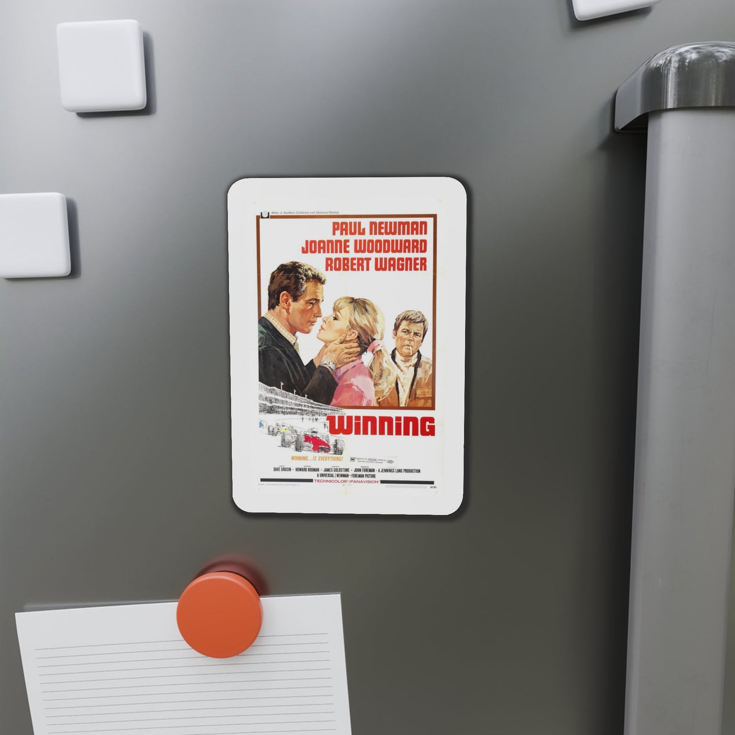 Winning 1969 Movie Poster Die-Cut Magnet-The Sticker Space