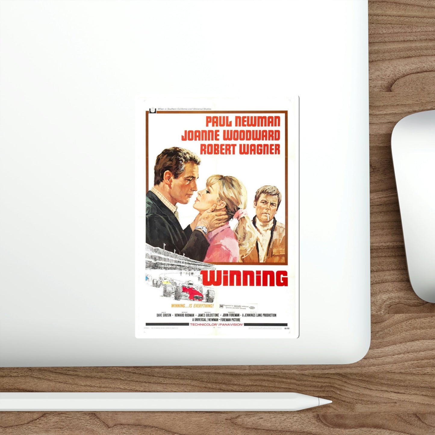 Winning 1969 Movie Poster STICKER Vinyl Die-Cut Decal-The Sticker Space