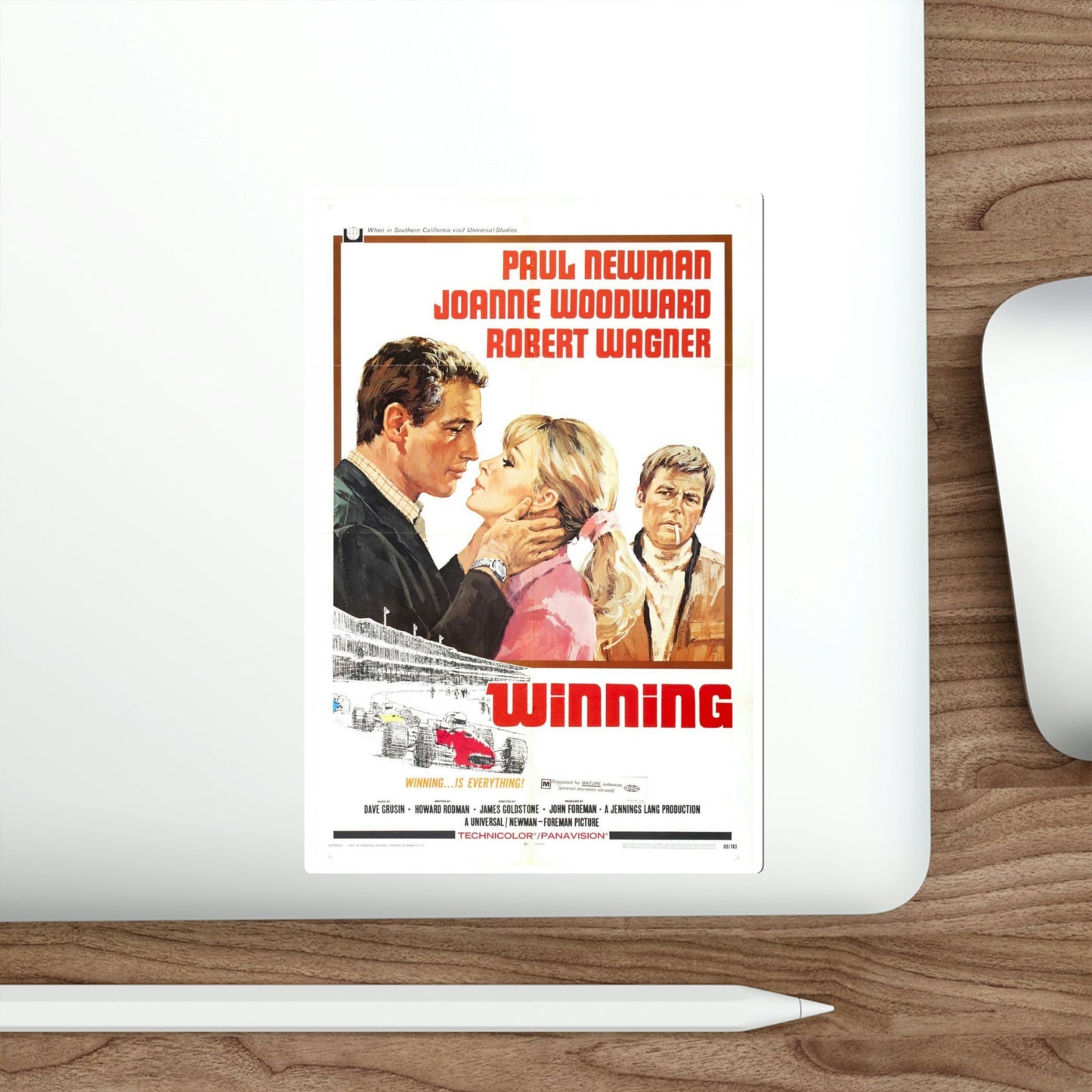 Winning 1969 Movie Poster STICKER Vinyl Die-Cut Decal-The Sticker Space