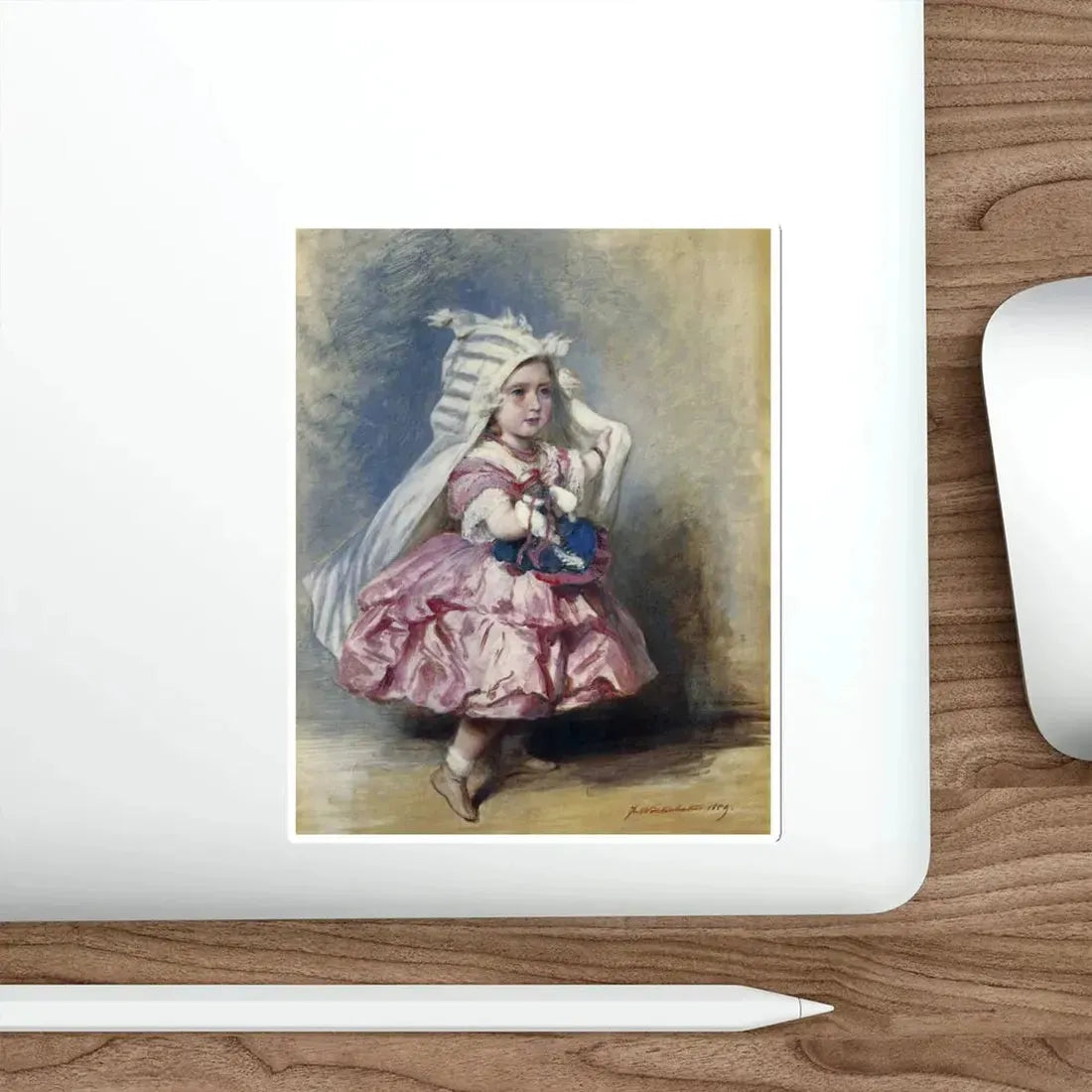 WINTERHALTER, Franz Xaver - Princess Beatrice (Artwork) STICKER Vinyl Die-Cut Decal - The Sticker Space