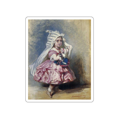 WINTERHALTER, Franz Xaver - Princess Beatrice (Artwork) STICKER Vinyl Die-Cut Decal-White-The Sticker Space