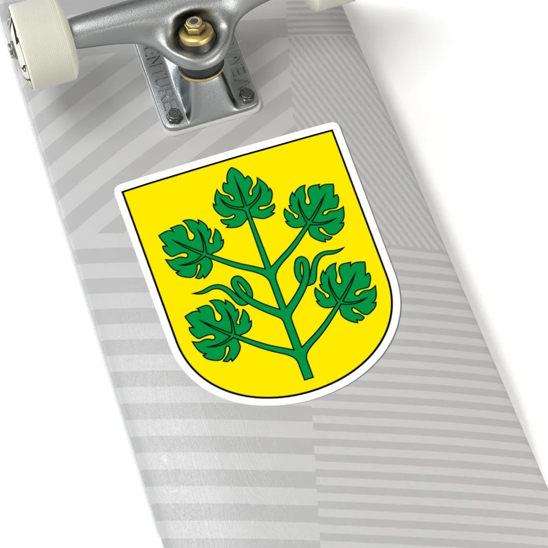 Winznau-blazon (Switzerland) (Coat of Arms) STICKER Vinyl Kiss-Cut Decal - The Sticker Space