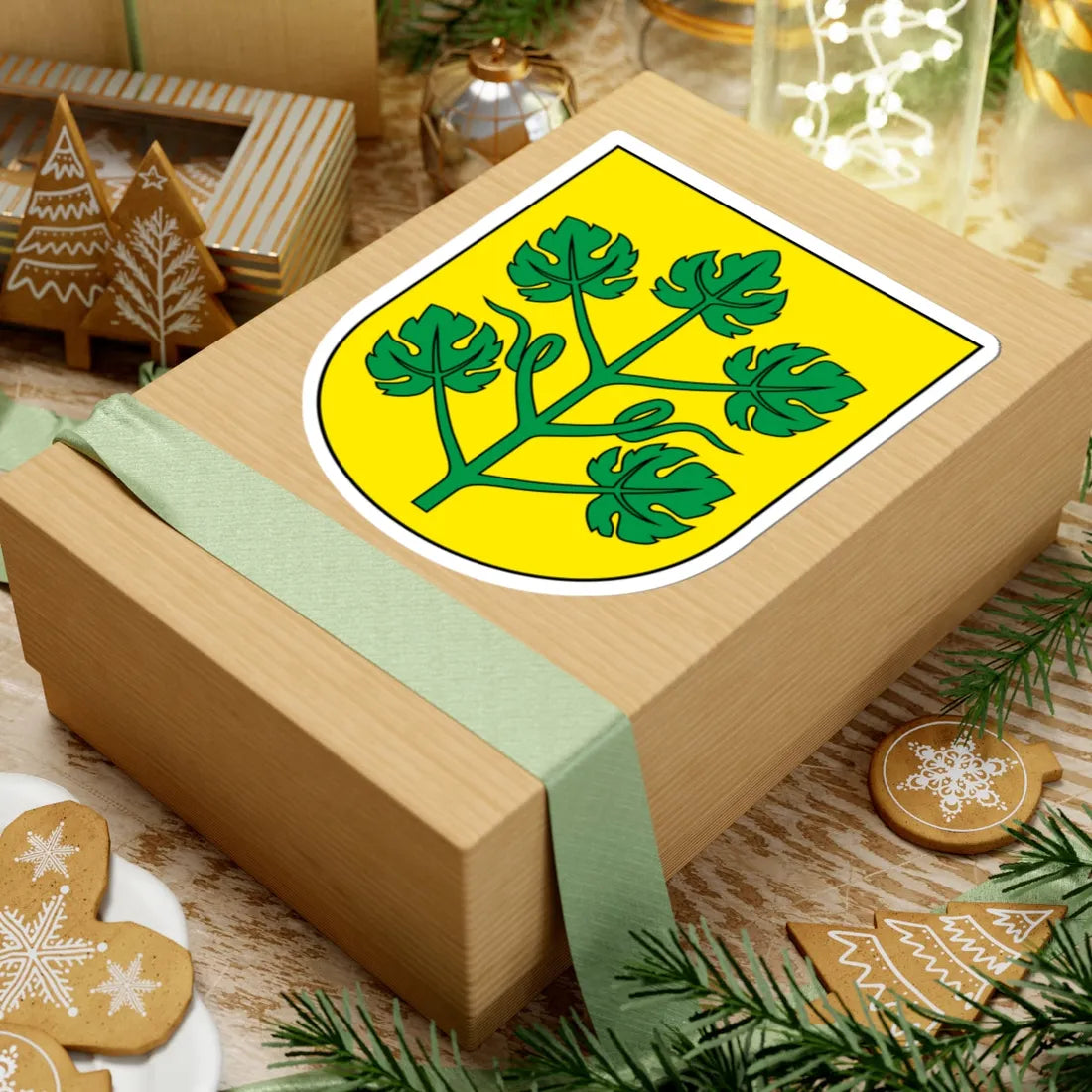 Winznau-blazon (Switzerland) (Coat of Arms) STICKER Vinyl Kiss-Cut Decal - The Sticker Space