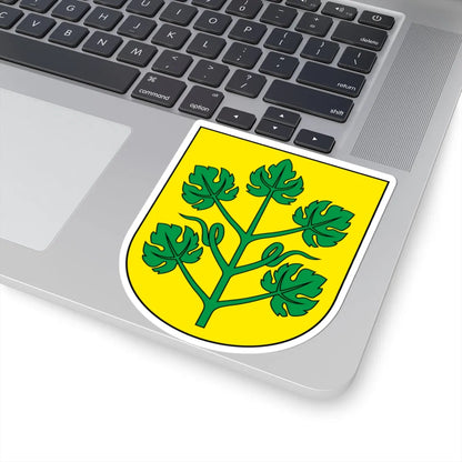 Winznau-blazon (Switzerland) (Coat of Arms) STICKER Vinyl Kiss-Cut Decal - The Sticker Space