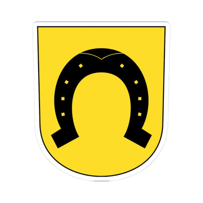 Wipkingen-blazon (Switzerland) (Coat of Arms) STICKER Vinyl Kiss-Cut Decal 3 Inch White - The Sticker Space