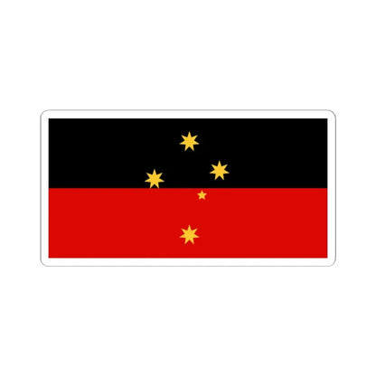 Wiradjuri Aboriginal Flag (Australia) STICKER Vinyl Kiss-Cut Decal 2 Inch White - The Sticker Space