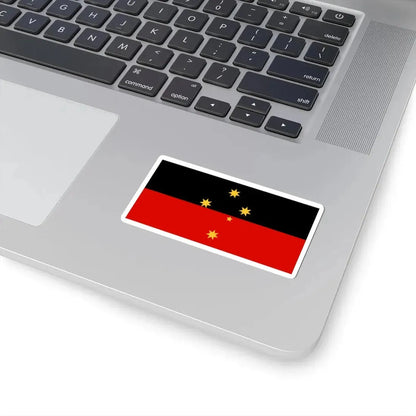 Wiradjuri Aboriginal Flag (Australia) STICKER Vinyl Kiss-Cut Decal - The Sticker Space