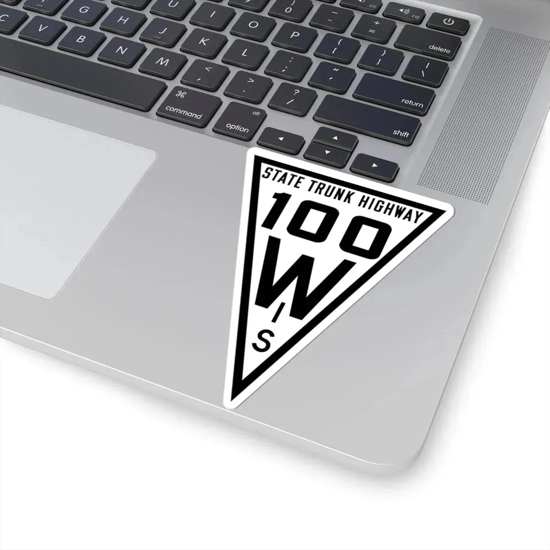 WIS 100 1919 (Wisconsin) (Road Sign) STICKER Vinyl Kiss-Cut Decal - The Sticker Space