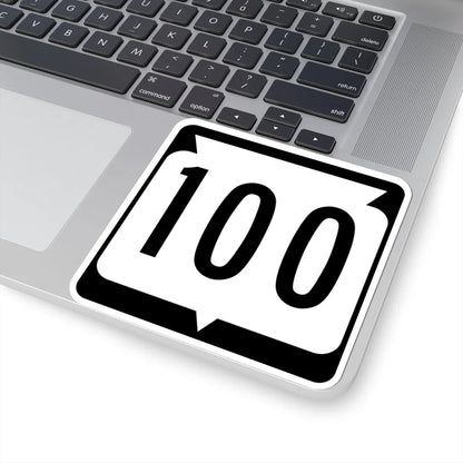 WIS 100 (Wisconsin) (Road Sign) STICKER Vinyl Kiss-Cut Decal - The Sticker Space