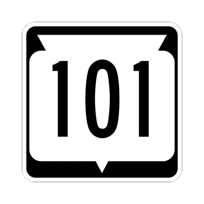 WIS 101 (Wisconsin) (Road Sign) STICKER Vinyl Kiss-Cut Decal - The Sticker Space