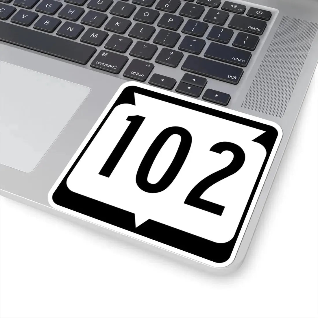 WIS 102 (Wisconsin) (Road Sign) STICKER Vinyl Kiss-Cut Decal - The Sticker Space