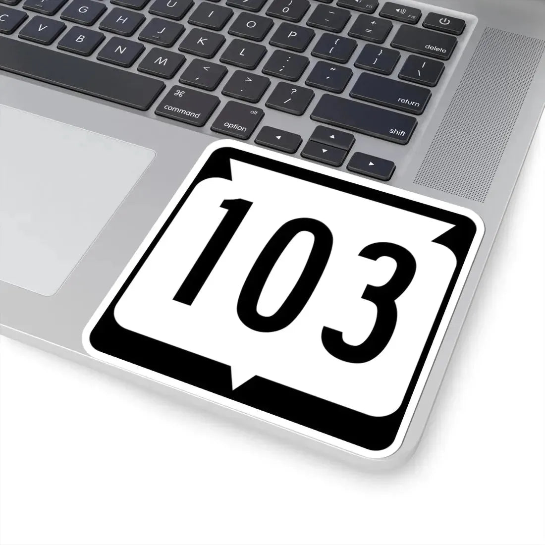 WIS 103 (Wisconsin) (Road Sign) STICKER Vinyl Kiss-Cut Decal - The Sticker Space