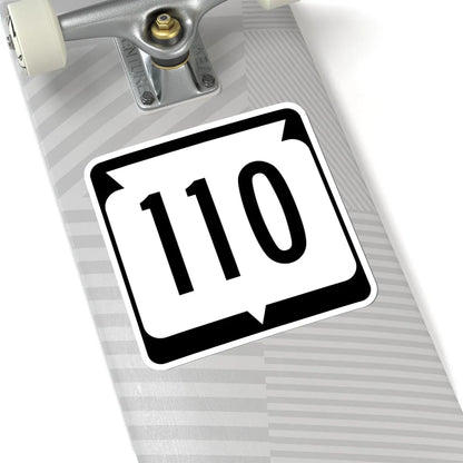 WIS 110 (Wisconsin) (Road Sign) STICKER Vinyl Kiss-Cut Decal - The Sticker Space