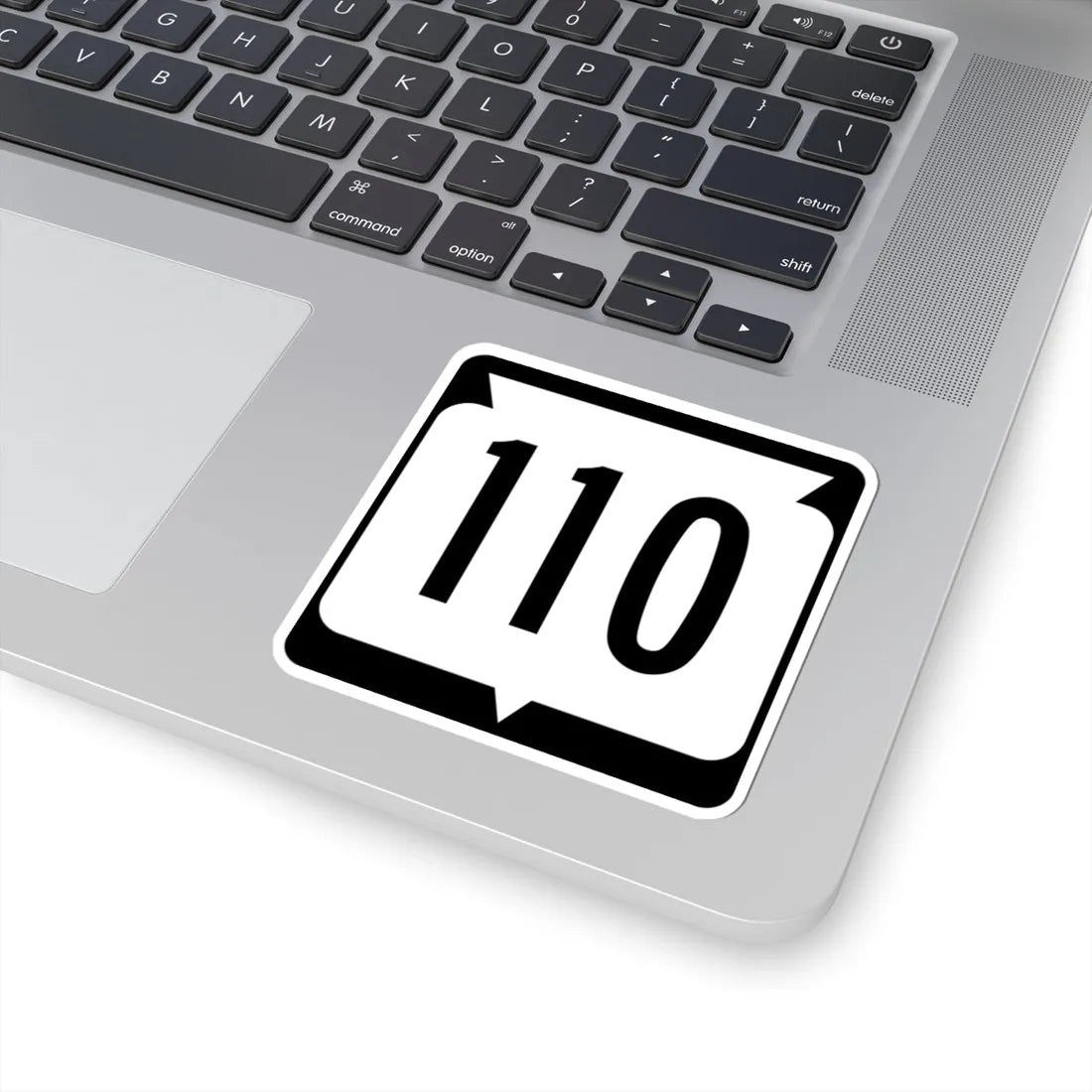 WIS 110 (Wisconsin) (Road Sign) STICKER Vinyl Kiss-Cut Decal - The Sticker Space