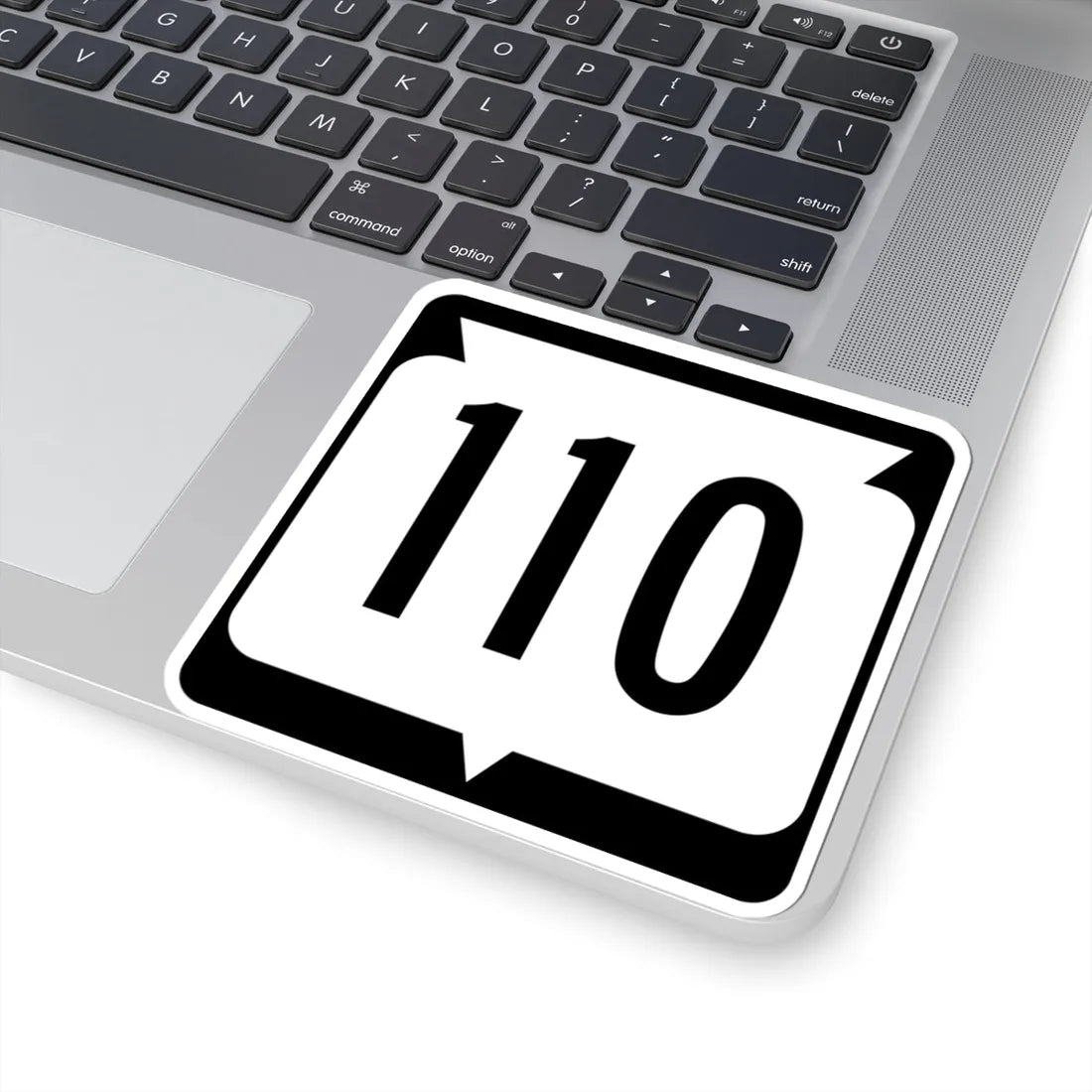 WIS 110 (Wisconsin) (Road Sign) STICKER Vinyl Kiss-Cut Decal - The Sticker Space