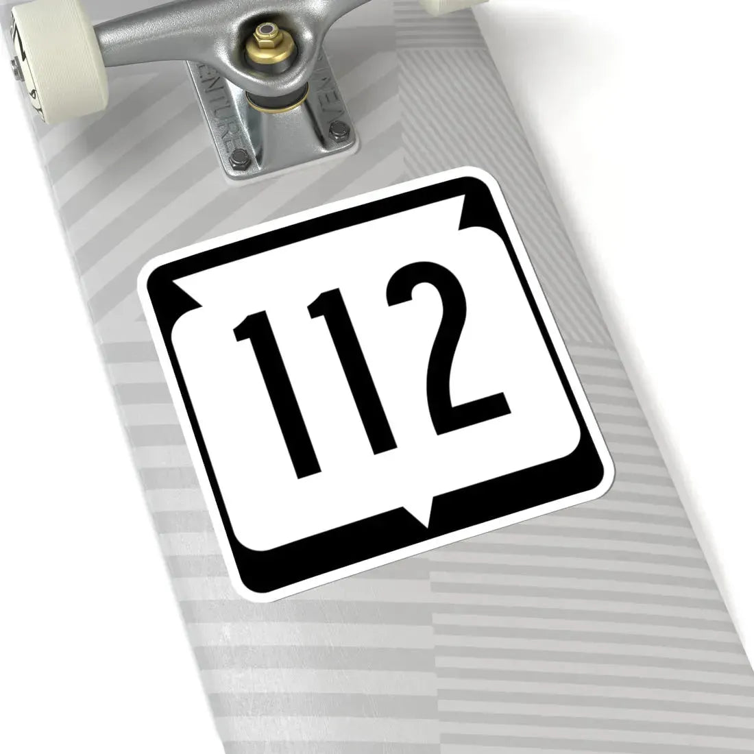 WIS 112 (Wisconsin) (Road Sign) STICKER Vinyl Kiss-Cut Decal - The Sticker Space