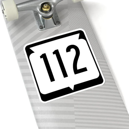 WIS 112 (Wisconsin) (Road Sign) STICKER Vinyl Kiss-Cut Decal - The Sticker Space