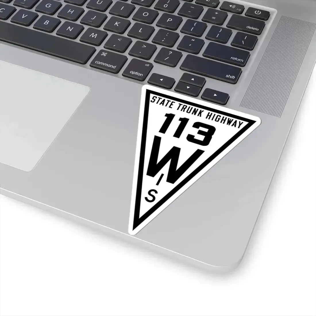 WIS 113 1919 (Wisconsin) (Road Sign) STICKER Vinyl Kiss-Cut Decal - The Sticker Space