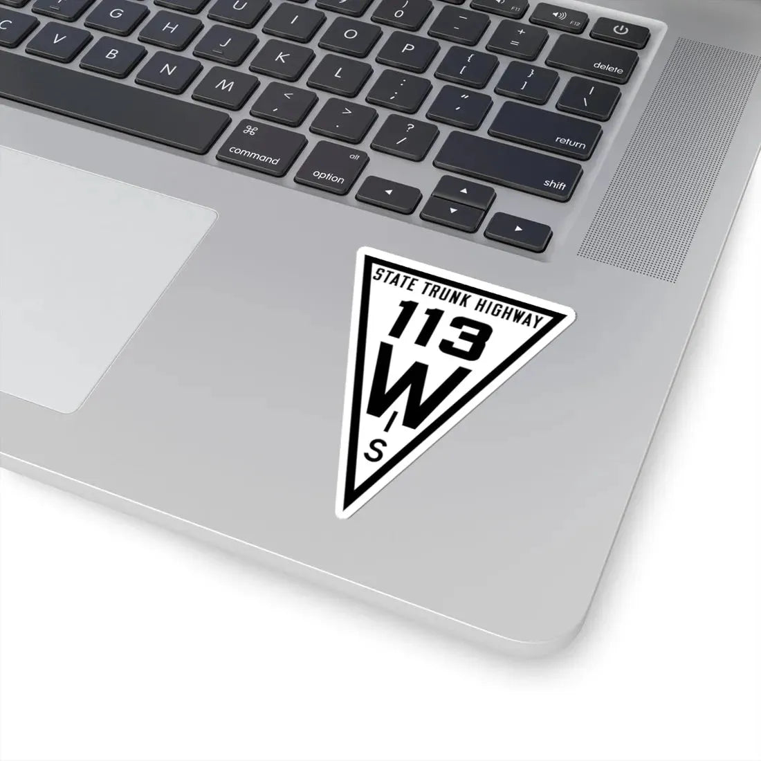 WIS 113 1919 (Wisconsin) (Road Sign) STICKER Vinyl Kiss-Cut Decal - The Sticker Space