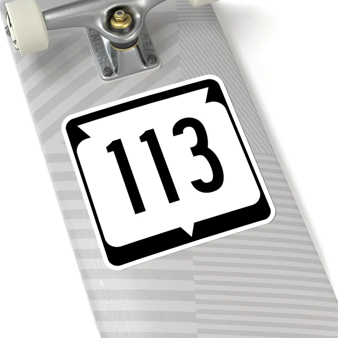 WIS 113 (Wisconsin) (Road Sign) STICKER Vinyl Kiss-Cut Decal - The Sticker Space