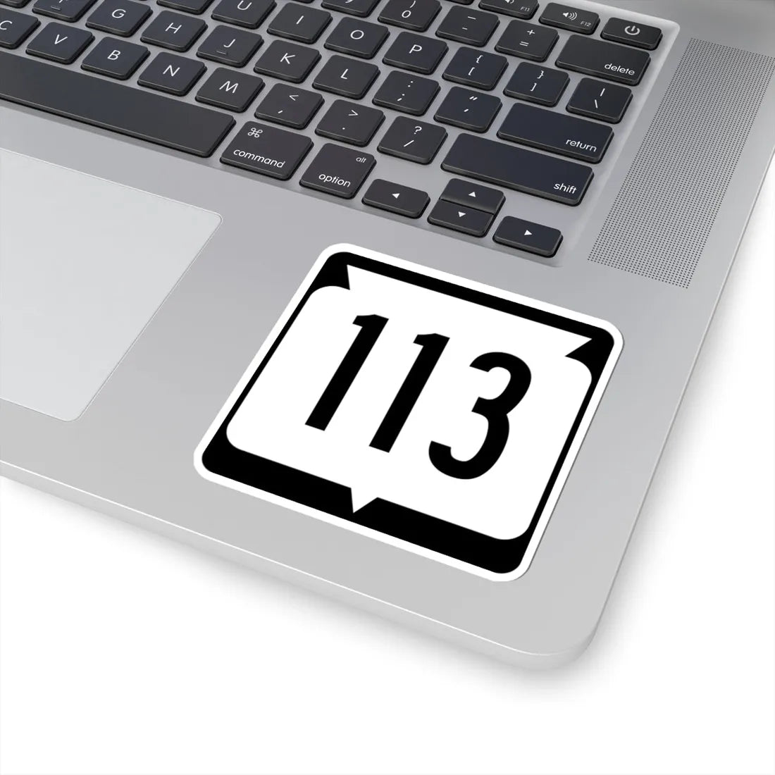 WIS 113 (Wisconsin) (Road Sign) STICKER Vinyl Kiss-Cut Decal - The Sticker Space