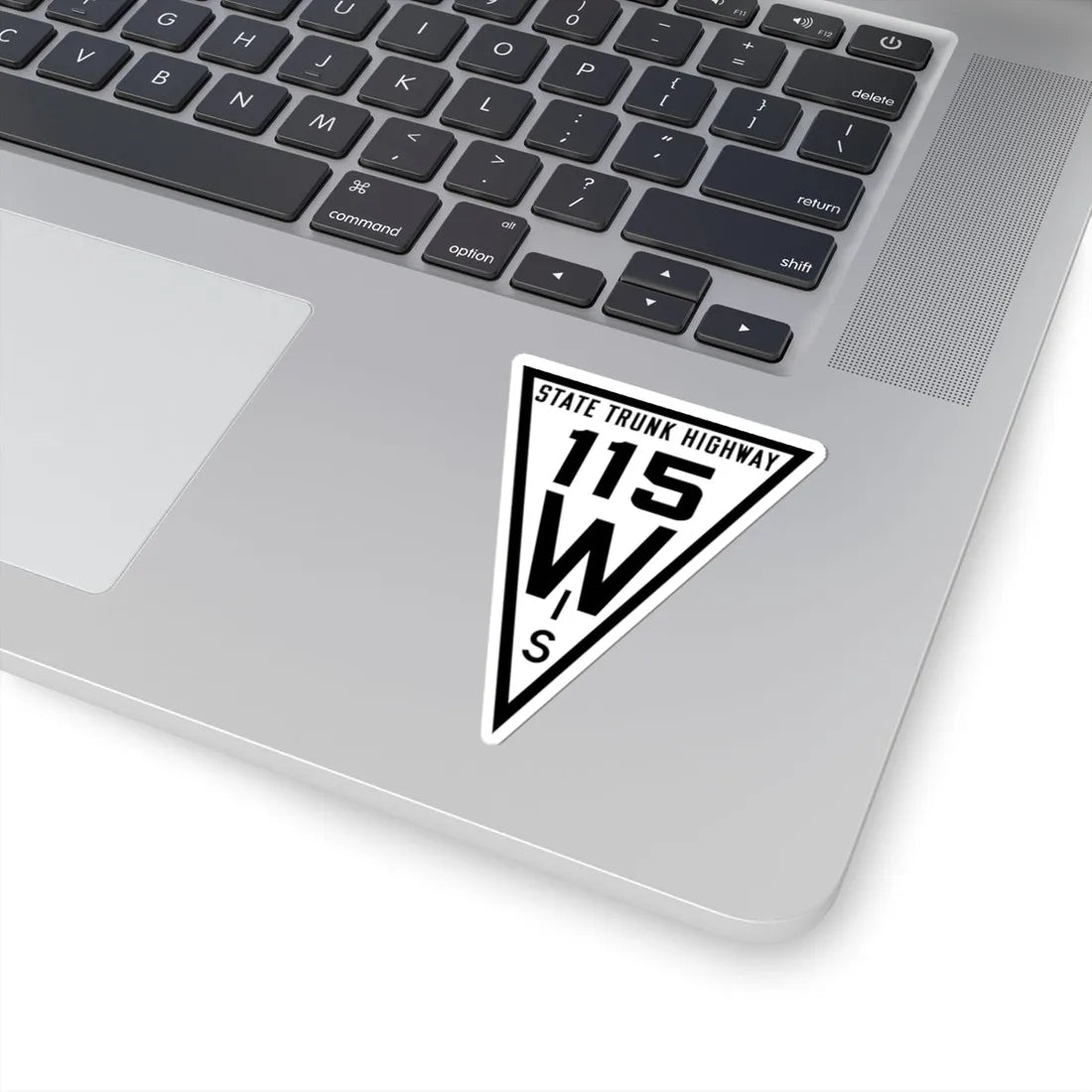 WIS 115 1919 (Wisconsin) (Road Sign) STICKER Vinyl Kiss-Cut Decal - The Sticker Space